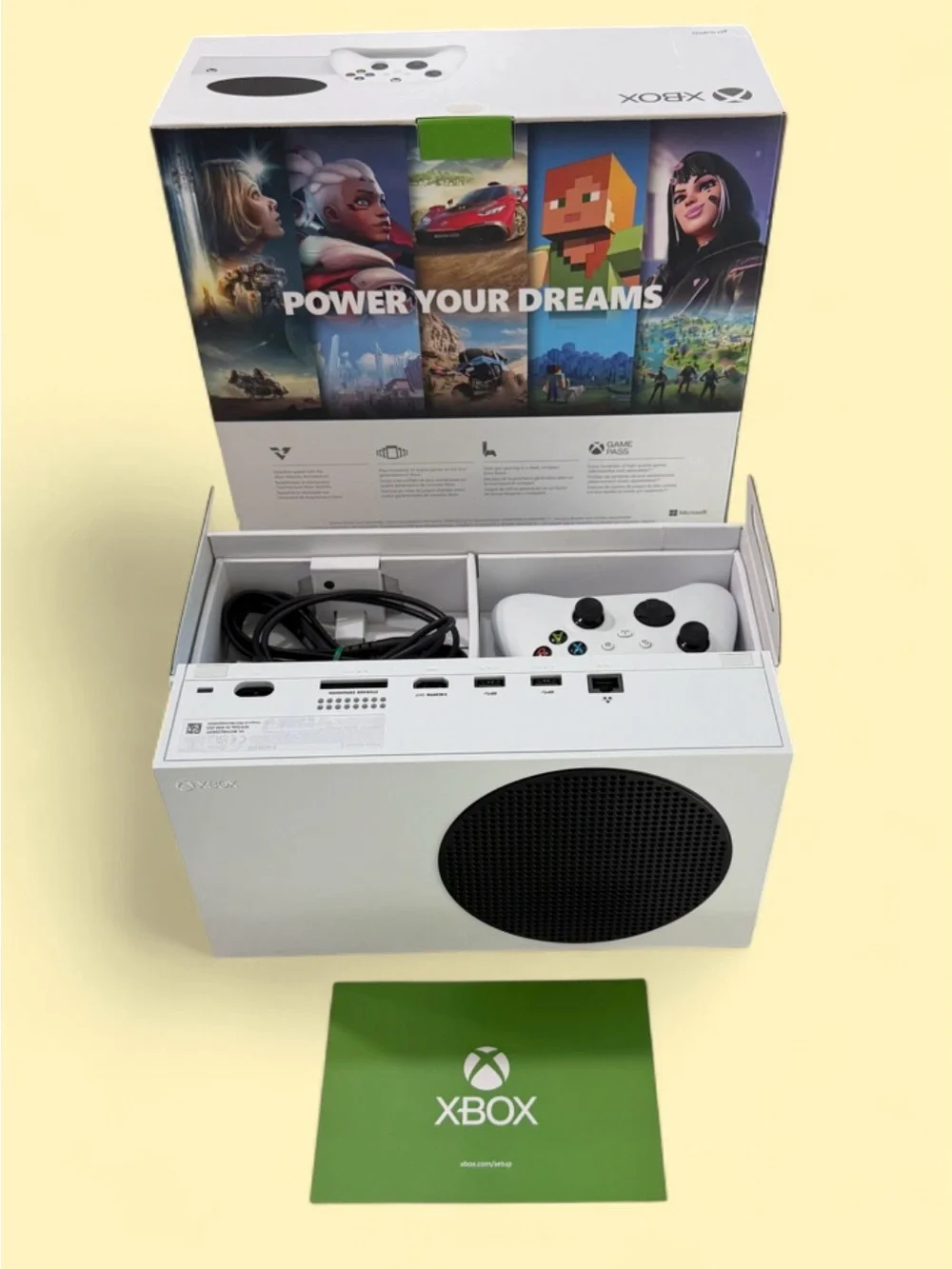 Xbox Series S 512GB White Console Open Box.